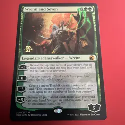 Wrenn and Seven - Foil Prerelease - Innistrad: Midnight Hunt (Magic/MTG) NM+ - Image 1