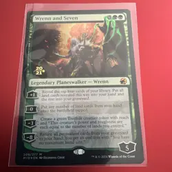 Wrenn and Seven - Foil Prerelease - Innistrad: Midnight Hunt (Magic/MTG) NM+ - Image 3