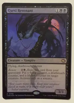 Qarsi Revenant Foil - Tarkir: Dragonstorm: MTG - Image 1