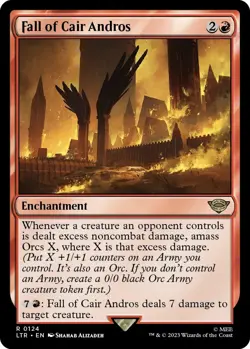 MTG Fall of Cair Andros Lord of the Rings Rare Enchantment NM - Image 2