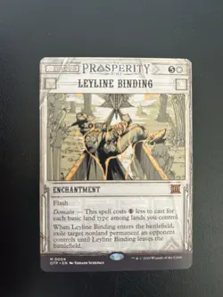 Leyline Binding Mtg Outlaws of Thunder Junction: Breaking News Regular Rare 04 - Image 1