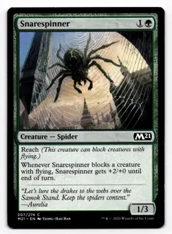 Magic the Gathering MTG Snarespinner (207) Core Set 2021 NM - Image 1
