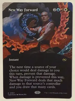 New Way Forward Borderless Foil - Tarkir: Dragonstorm: MTG - Image 1
