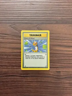 Gust Of Wind, 1999 Base Set Unlimited, Pokemon - Mint, Pack Fresh - Image 1