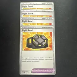 4X Rigid Band 165/165 X4 - Pokemon 151 Playset - Pokemon TCG - Image 1
