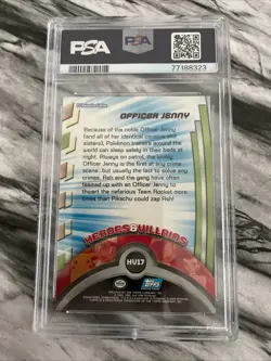 2000 Topps Pokemon TV #HV17 Officer Jenny Animation Series 3 PSA 9 MINT - Image 2