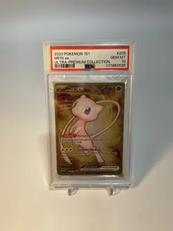 2023 Pokemon 151 Ultra-Premium Collection Mew Ex #205 Metal PSA 10 Gem Mint - Image 1