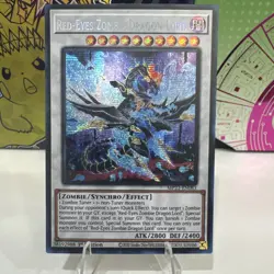 Yugioh - Red Eyes Zombie Dragon Lord Prismatic Secret Rare - MP23-EN083 - Image 1