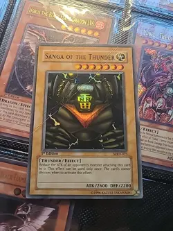Sanga of the Thunder MRD-025 Super Rare 1st Edition Yugioh - Image 1