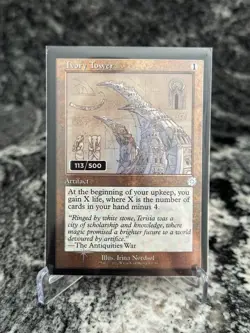 Ivory Tower Serialized Foil Schematic Card The Brother's War, NM Condition 113 - Image 1