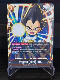 Dragon Ball Super Card Game - Vegeta (Mini) : DA (Tournament Pack 07) FP-047 - Image 1