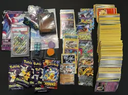 Pokemon TCG Lot, 500+ Cards, Graded Card, Packs, Jumbo Etc - Great gift!! - Image 1
