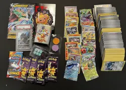 Pokemon TCG Lot, 500+ Cards, Graded Card, Packs, Jumbo Etc - Great gift!! - Image 1
