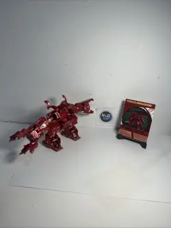 Bakugan TCG Pyrus Maxus Dragonoid 7 In 1 COMPLETE | Free Shipping W/Card RARE - Image 1