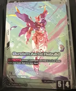 [NM] Gundam Aerial Rebuild Gundam Card Game GD01-067 Newtype Rising GC4 - Image 1