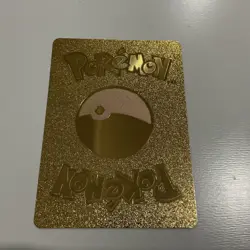 Charizard VMAX Rainbow Gold Metal Card Collectible Gift Display Fan Art - Image 2