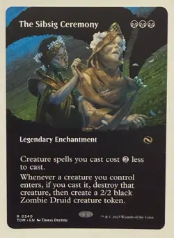 The Sibsig Ceremony Borderless - Tarkir: Dragonstorm: MTG - Image 1