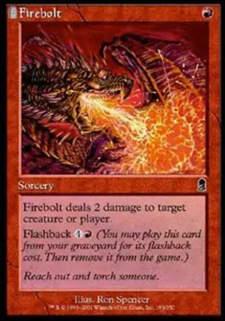 MTG English Firebolt NM Foil Odyssey - Image 1