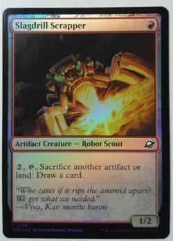 Slagdrill Scrapper *FOIL Common* Magic MtG x1 Edge of Eternities - Image 1