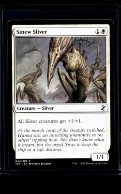 2020 MTG Magic The Gathering TSR Time Spiral Remastered #44 Sinew Sliver - Image 1