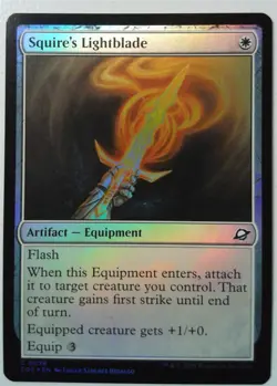 Squire's Lightblade *FOIL Common* Magic MtG x1 Edge of Eternities - Image 1