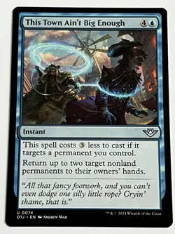 This Town Ain't Big Enough 74 MTG Thunder Junction 2024 Mint - 9.0 + Non Foil - Image 4