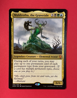 MTG Magic the Gathering Muldrotha, the Gravetide (199/269) Dominaria Damaged - Image 1