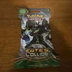 Pokemon XY Fates Collide Sleeved Booster Pack Random Artwork 820650801143 - Image 1