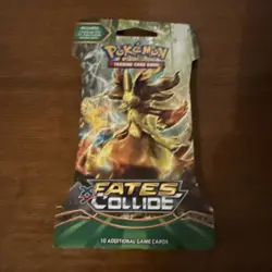 Pokemon XY Fates Collide Sleeved Booster Pack Random Artwork 820650801143 - Image 2