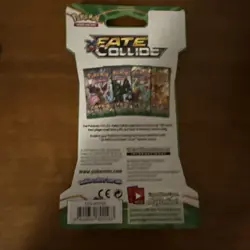 Pokemon XY Fates Collide Sleeved Booster Pack Random Artwork 820650801143 - Image 4