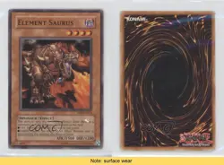 Element Saurus Unlimited YuGiOh Rise of Destiny #RDS-EN0014 2004 READ 0t4d - Image 3