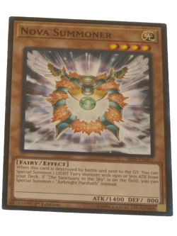 Nova Summoner SR05-EN017 Strike Of Neos 1st Edition Yugioh TCG Grail NEVER USED - Image 1