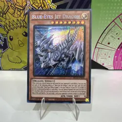 *** BLUE-EYES JET DRAGON *** 1ST EDITION PRISMATIC SECRET RARE MP23-EN004 YUGIOH - Image 1