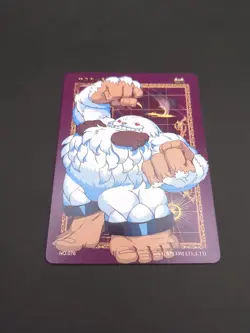 Sasquatch #076 Darkstalkers Vampire Savior Capcom Action Card Game 1998 Japan - Image 5