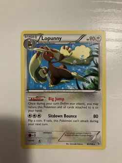 Lopunny 85/106 - XY Flashfire Regular Rare - Pokemon Card NM - Image 1