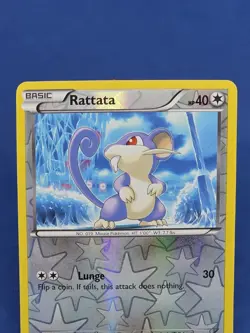 Rattata Reverse Holo 87/116 Plasma Freeze Pokemon Card Tcg Ccg 2013 - Image 3