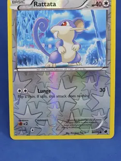 Rattata Reverse Holo 87/116 Plasma Freeze Pokemon Card Tcg Ccg 2013 - Image 4