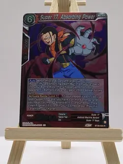 Dragon Ball Super CCG Super 17, Absorbing Power BT26-023 R Foil Bandai Card - Image 1