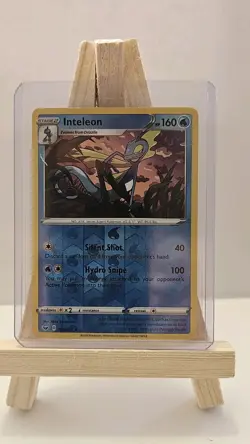 Pokemon 2020 Sword & Shield Base Inteleon Card 059/202 Cracked Ice Holo - Image 1