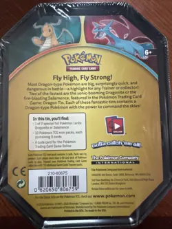Pokemon TCG Salamence Dragons Tin 3-Card Booster Packs - NEW/SEALED - Image 3