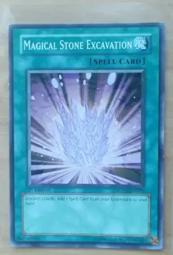 Yu-Gi-Oh! Magical Stone Excavation Zombie World SDZW-EN020 Common 1st Ed Card - Image 1