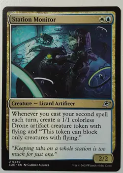 Station Monitor *Uncommon* Magic MtG x1 Edge of Eternities - Image 1