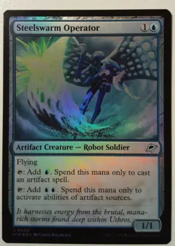 Steelswarm Operator *FOIL Uncommon* Magic MtG x1 Edge of Eternities - Image 1