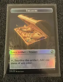 Magic The Gathering MTG - Vecna Treasure Token (Foil) - AFR - Image 2