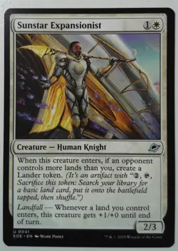 Sunstar Expansionist *Uncommon* Magic MtG x1 Edge of Eternities - Image 1