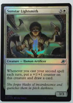 Sunstar Lightsmith *FOIL Uncommon* Magic MtG x1 Edge of Eternities - Image 1