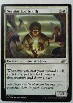 Sunstar Lightsmith *Uncommon* Magic MtG x1 Edge of Eternities - Image 1