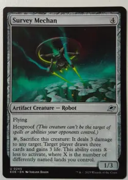 Survey Mechan *Uncommon* Magic MtG x1 Edge of Eternities - Image 1