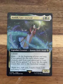 Aerith Last Ancient Extended Art Final Fantasy #163 - NM/M MTG - Image 1