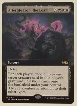Afterlife from the Loam Extended Art - Commander: Tarkir: Dragonstorm: MTG - Image 1